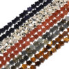 30Pcs 6mm Flower Gemstone Beads Wholesale