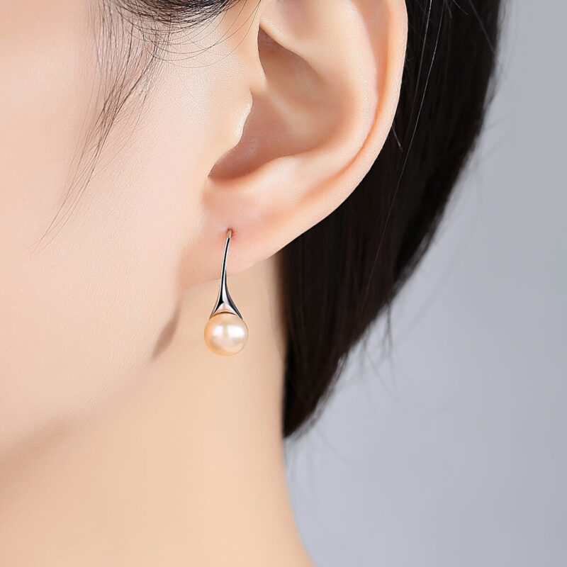pearl drop earrings
