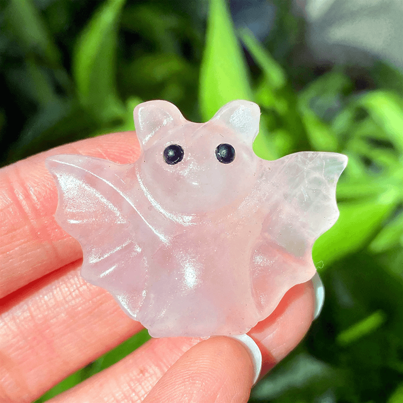 Alternative view of 9 Types Halloween Bat Crystal Carving Wholesale
