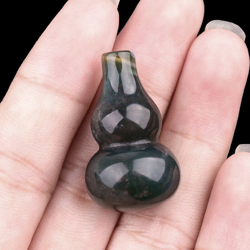 1Pc 30mm Gourd Crystal Hole-Free Calabash Carvings - Image 14