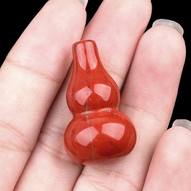 1Pc 30mm Gourd Crystal Hole-Free Calabash Carvings - Image 9