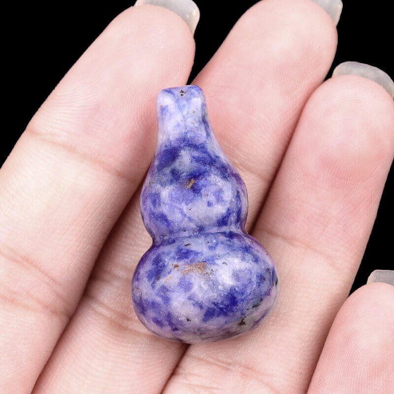 1Pc 30mm Gourd Crystal Hole-Free Calabash Carvings - Image 11