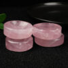 1Pc Rose Quartz Bowl Crystal Cleansing Bowl