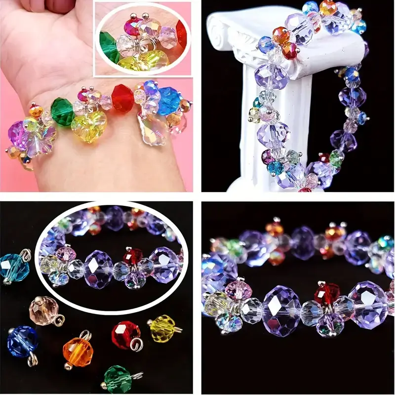 46810mm Faceted Glass Crystal Red Beads Wholesale 8