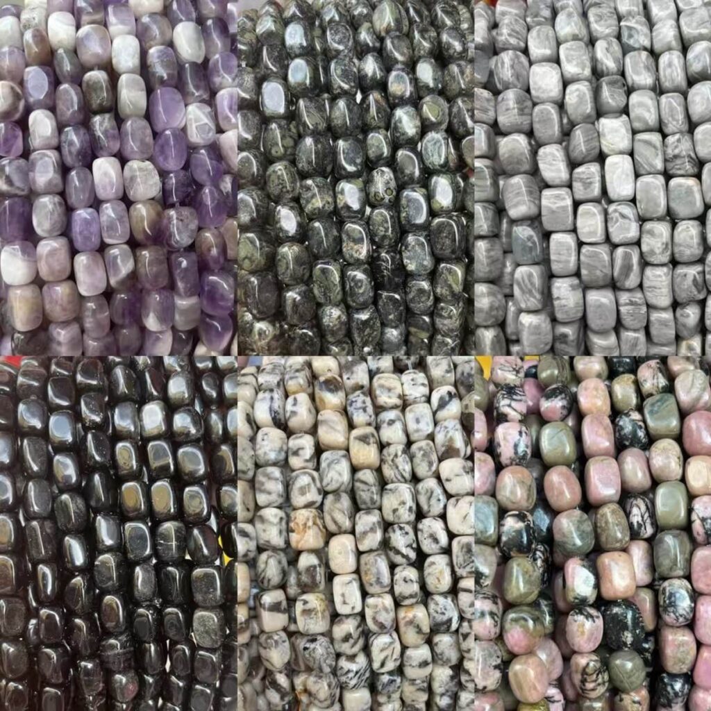 Vaihtoehtoinen näkymä 8*12mm Cube Rectangle Loose Crystal Beads Bulk:stä
