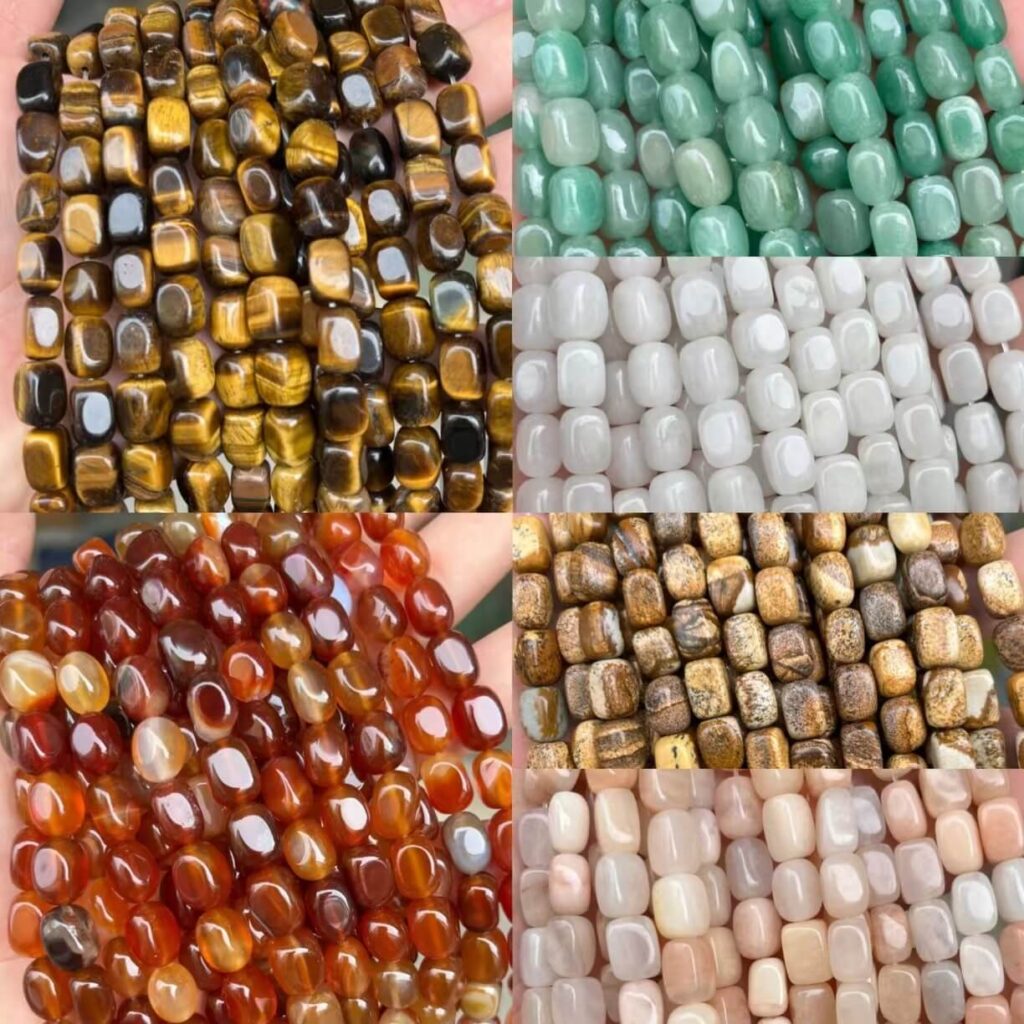 812mm Cube Rectangle Loose Crystal Beads Bulk