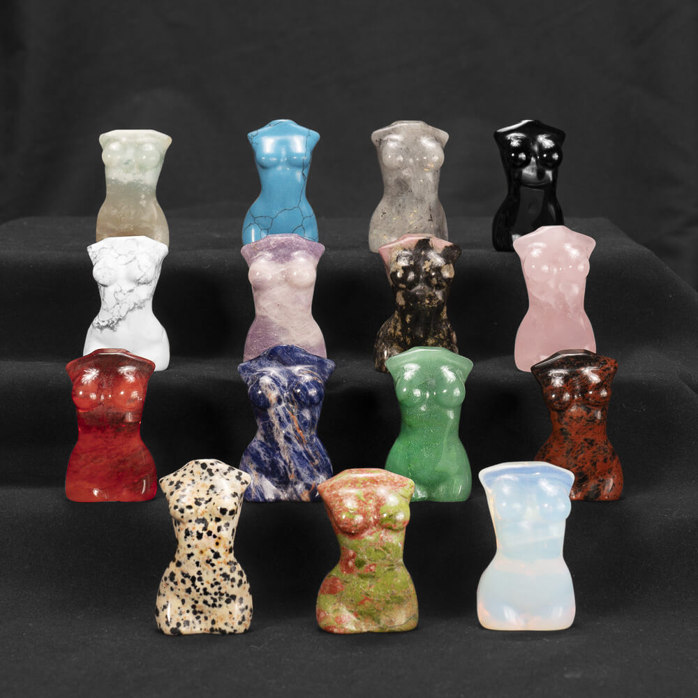 Carved Crystal Mannequin Art Crafted Wholesale