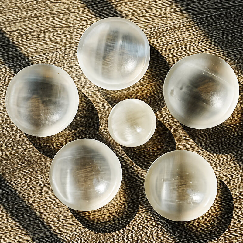 Morocco Selenite Crystal Charging Bowl for Cleanse Recharge - Kuva 4