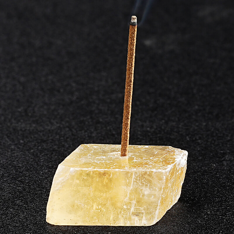 Natural Raw Stone Crystal Incense Stick Holder Fragrant Plug 20