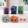 Cute Crystal Hedgehog Carving with Eyeglass Stone Pet Ornament (3)