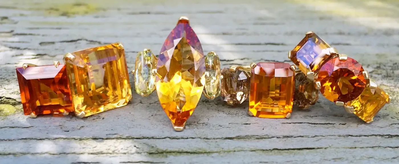 November birthstone banner