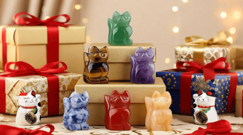 11 Types Crystal Cat Carving Collection18
