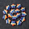 3.0cm Artificial Seven Chakra Carving Star Meditation Pendant (6)