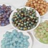 8*10mm UFO Shape Glass Drum Beads Bulk