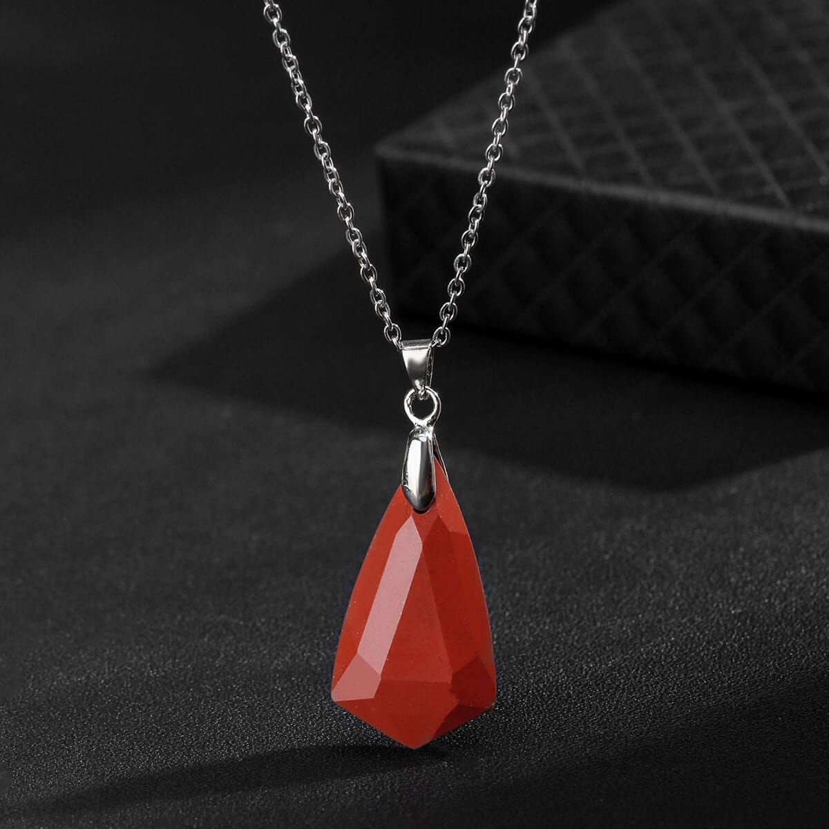 Faceted Crystal Pendant Necklace Bulk - Bild 13