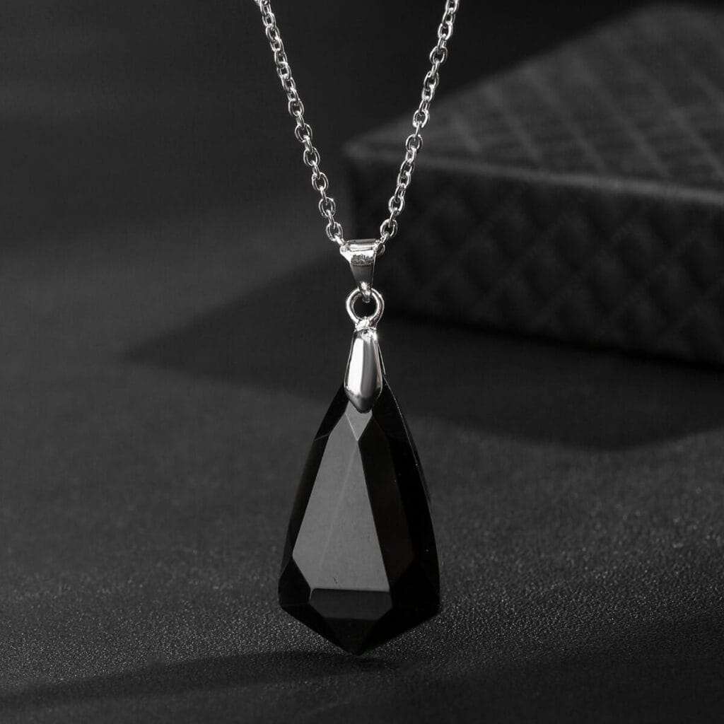 Faceted Crystal Pendant Necklace Bulk 11