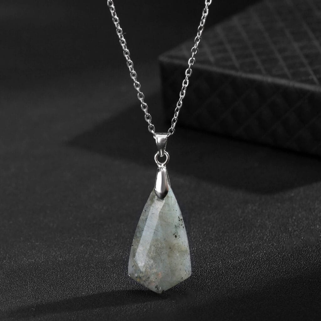 Faceted Crystal Pendant Necklace Bulk 3