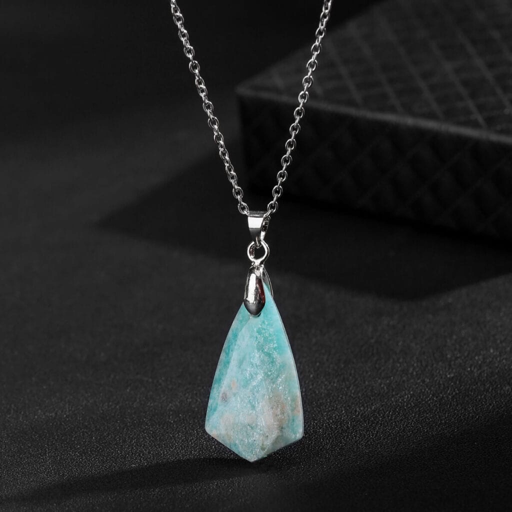 Faceted Crystal Pendant Necklace Bulk 5