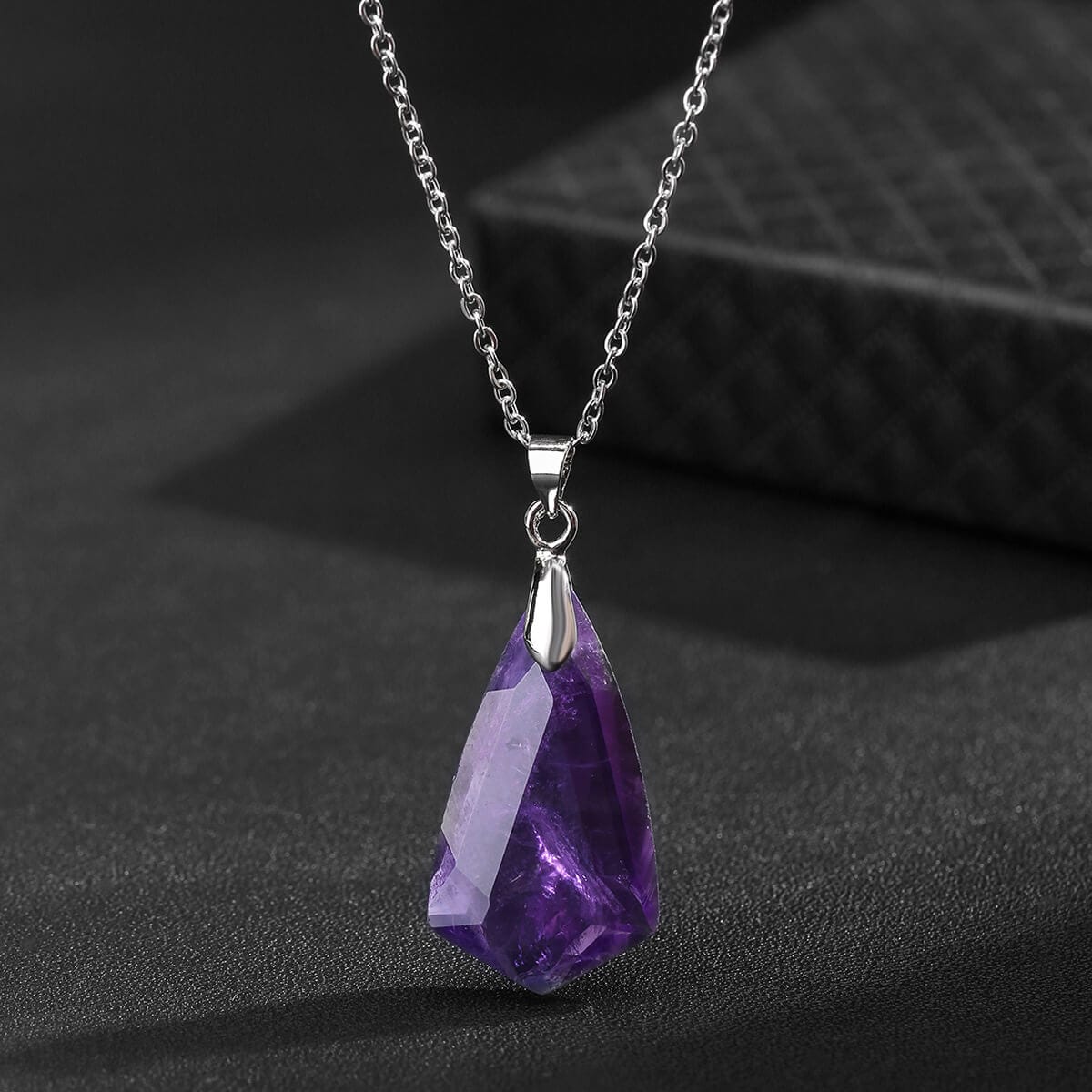 Faceted Crystal Pendant Necklace Bulk - Bild 9
