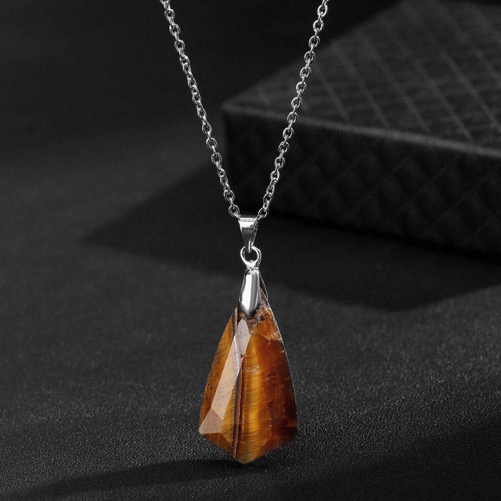 Faceted Crystal Pendant Necklace Bulk 7
