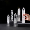 Large Hexagonal Clear Quartz Tower Energy Stone Wholesale