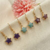 Wrapped Crystal Star Drop Earrings Bulk