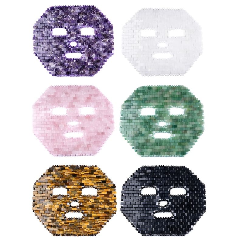 Vista alternativa dell'Naturale Reusable Crystal Facial Mask for Skincare Relaxation