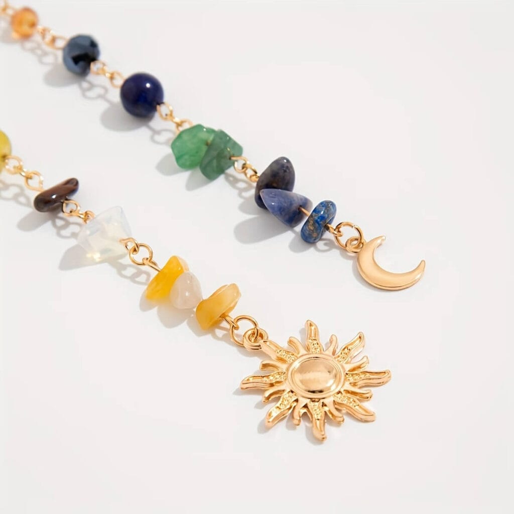 mixed crystal chips hair accessory 9