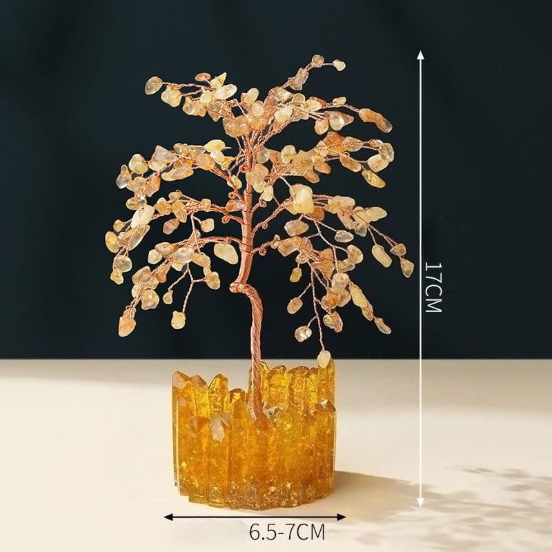 Alternative view of 4 Types Crystal Money Tree Collection