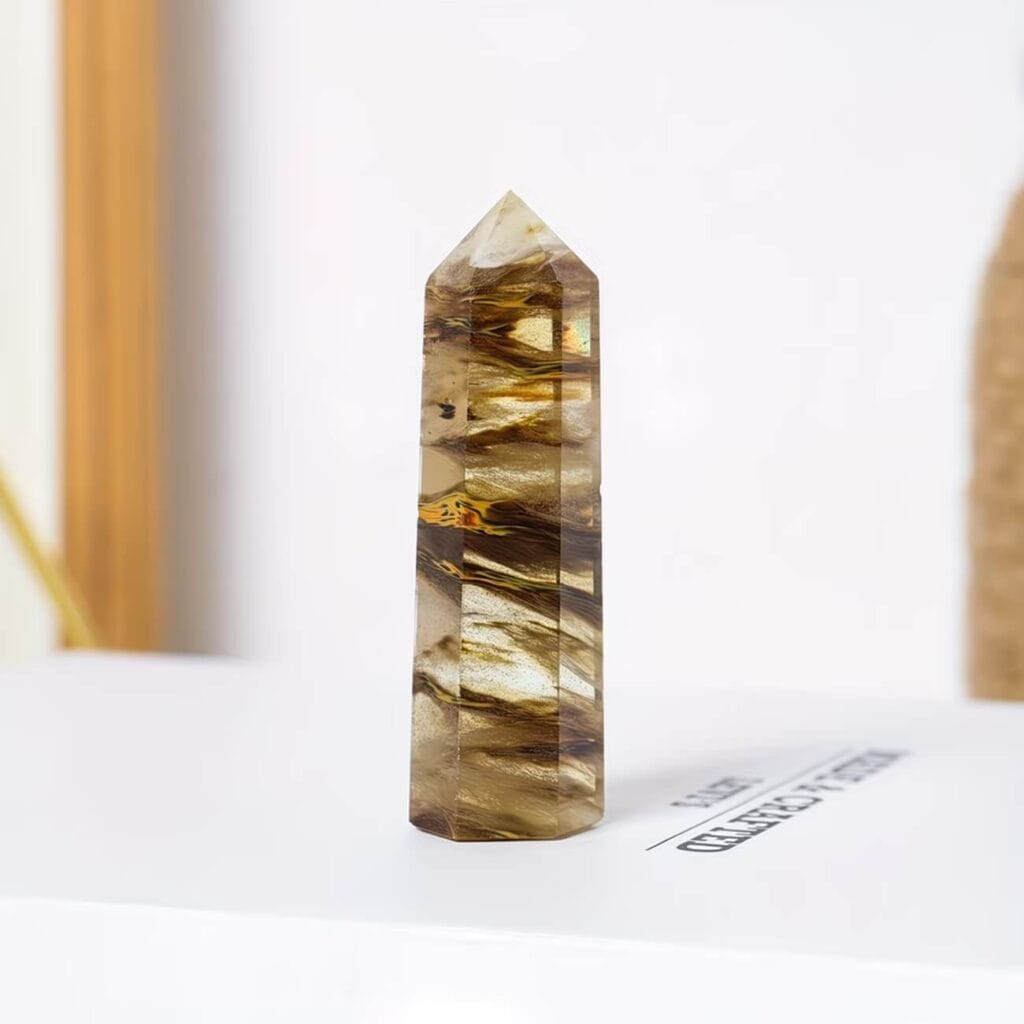 tiger eye obelisk 8