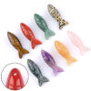 3D Fish Carved Semi Precious Stones Bulk
