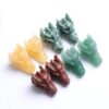 5 Types Carved Dragon Head Crystal