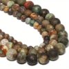 6810mm Brown and Green Agate Beads for Jewelry DIY