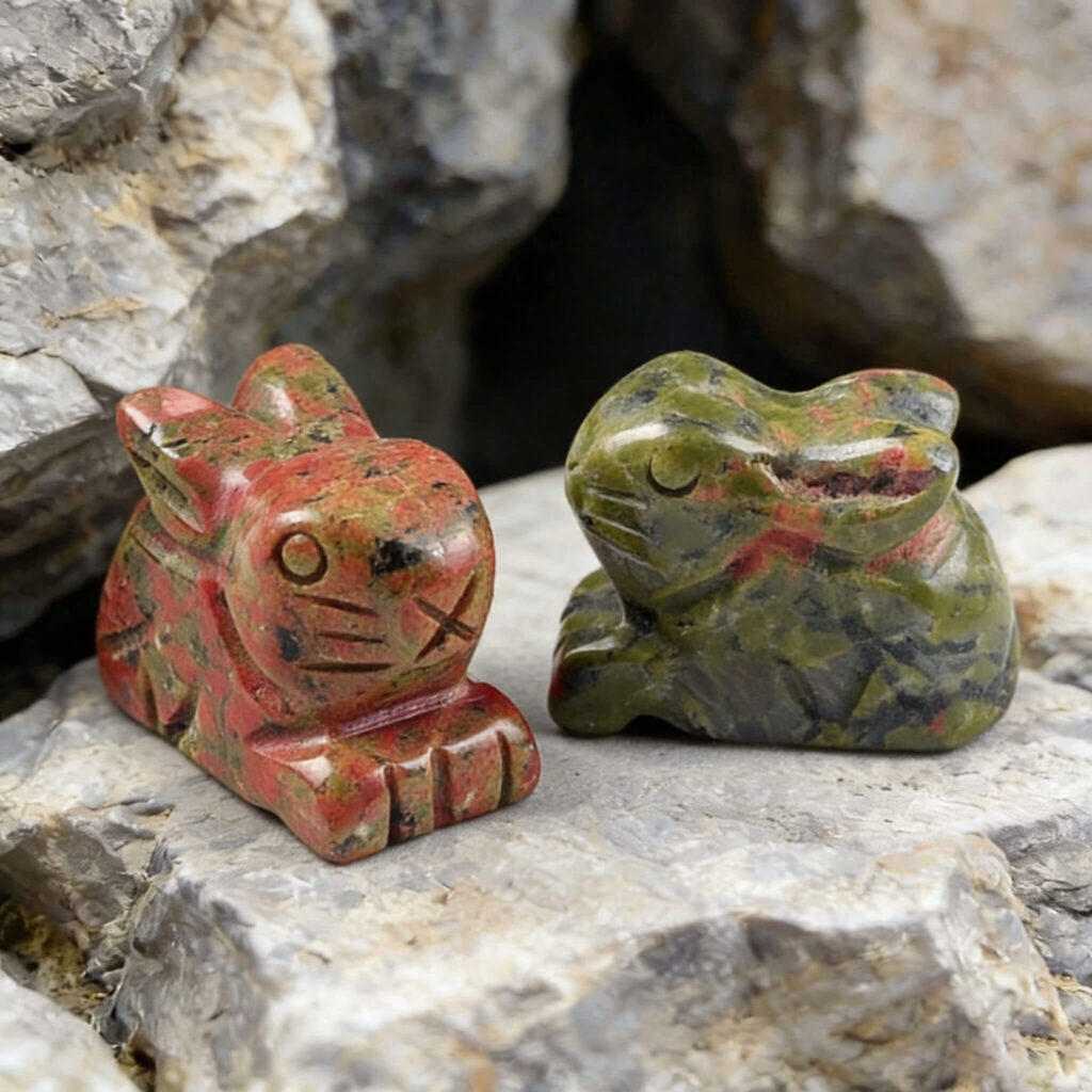 Cute Animal Carved Crystals Decoration Natural Details 7