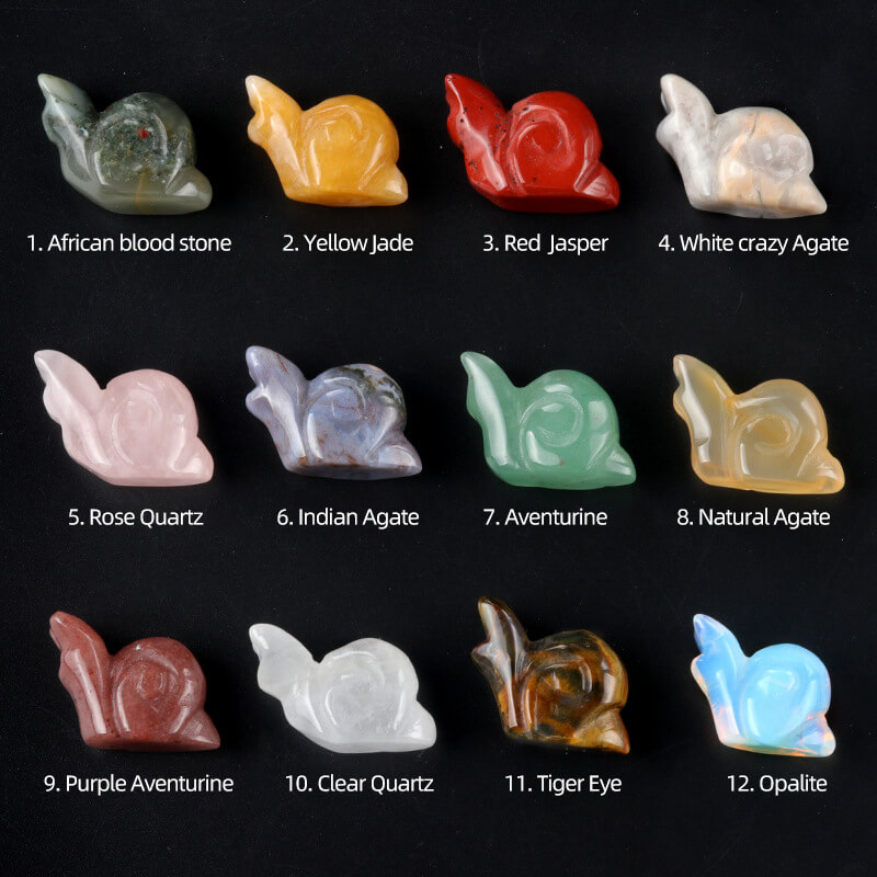عرض بديل لـ Cute Semi Precious Stone Snail Garden Ornament