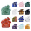 Dainty Mini House Sculpted Crystal Bulk