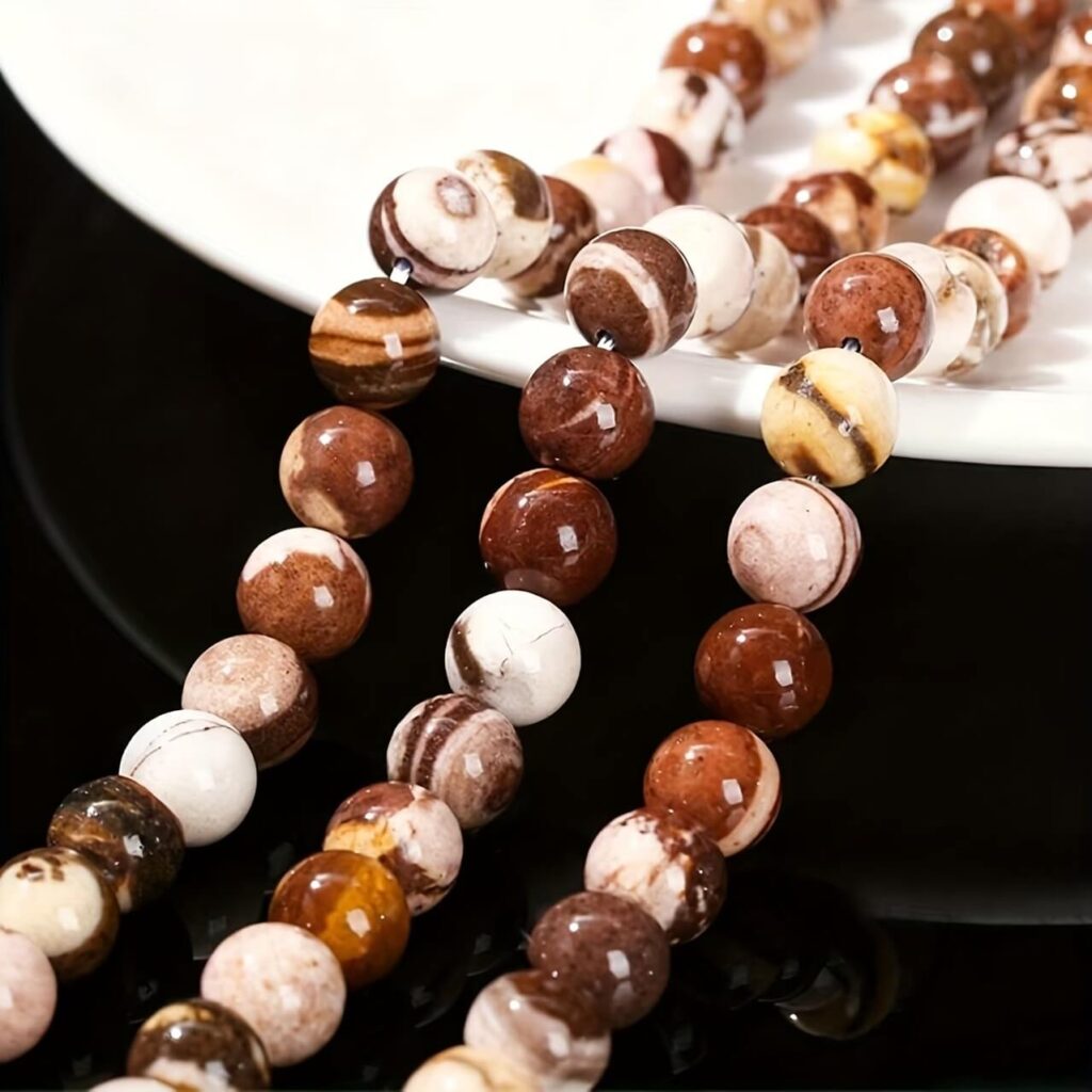 Natural Australian Zebra Jasper Beads 6