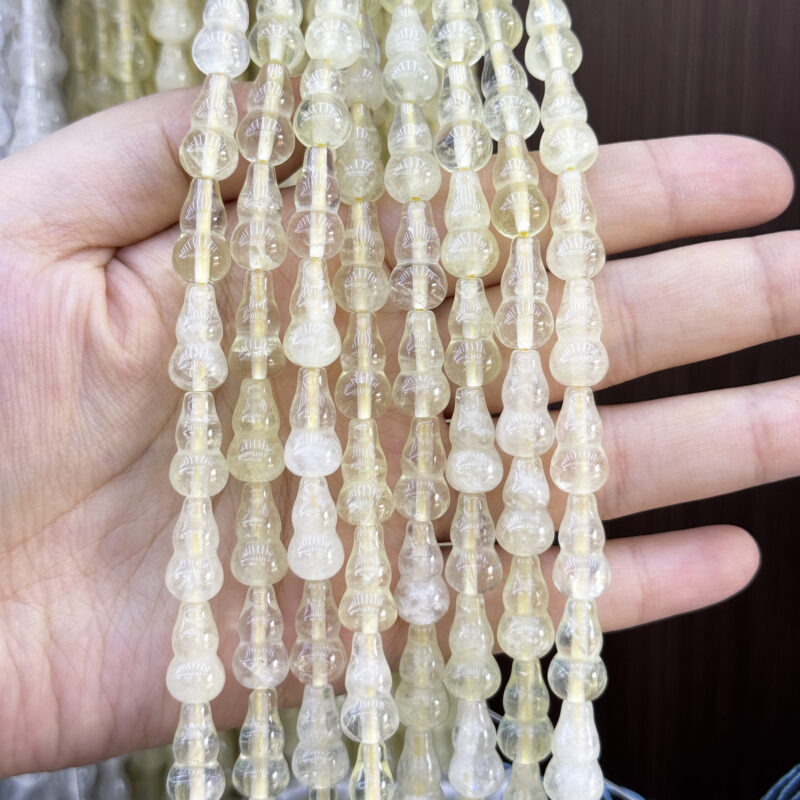 815mm Natural Beaded Gourd Gemstone Bulk 8