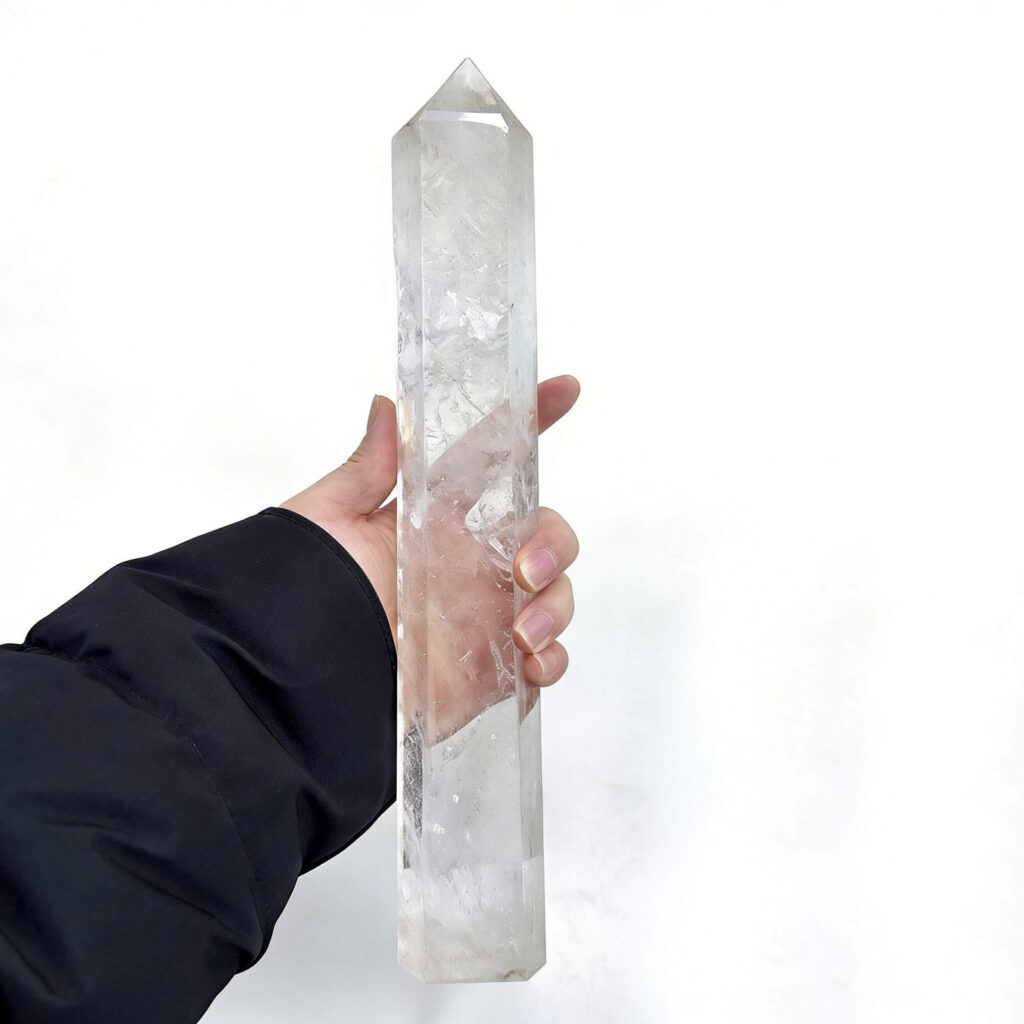 Large Clear Quartz Crystal Tower Bulk 2