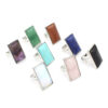 Simple Gemstone Square Cut Rings Collection