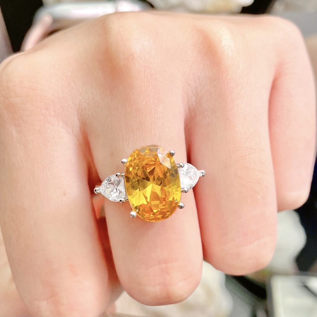 Womens Citrine Birthstone Ring Wholesale 5