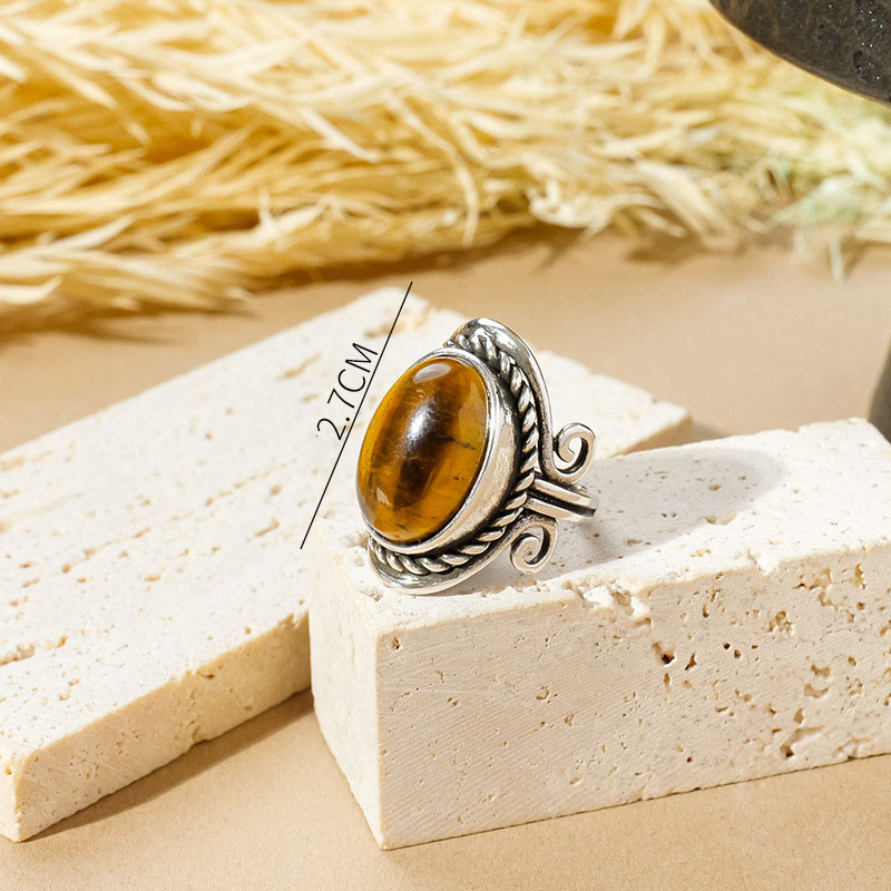 oval gemstone ring 7