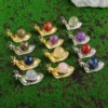 Dainty Snail Crystal Ball Natural Raw Stone