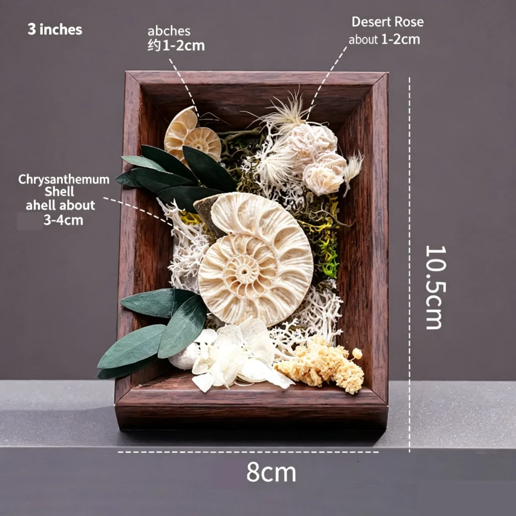 8 x 10 Natural Crystal Picture Frames Decor 4