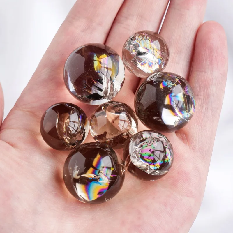 Natural Smoky Quartz Crystal Ball