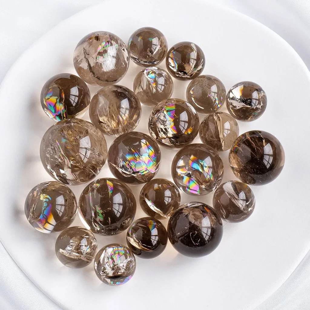 Natural Smoky Quartz Crystal Ball 2