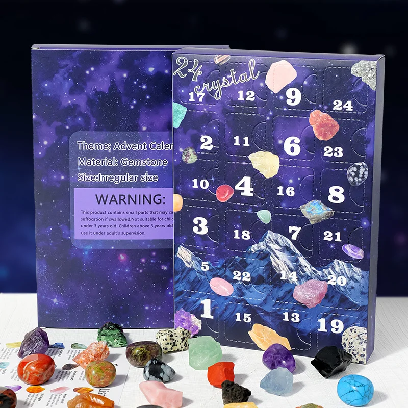 24 Gird Mystery Box of Crystals Gift