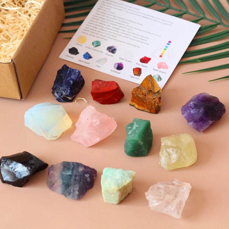 Aromatherapy Stone Diffuser Crystal Gift Set 3